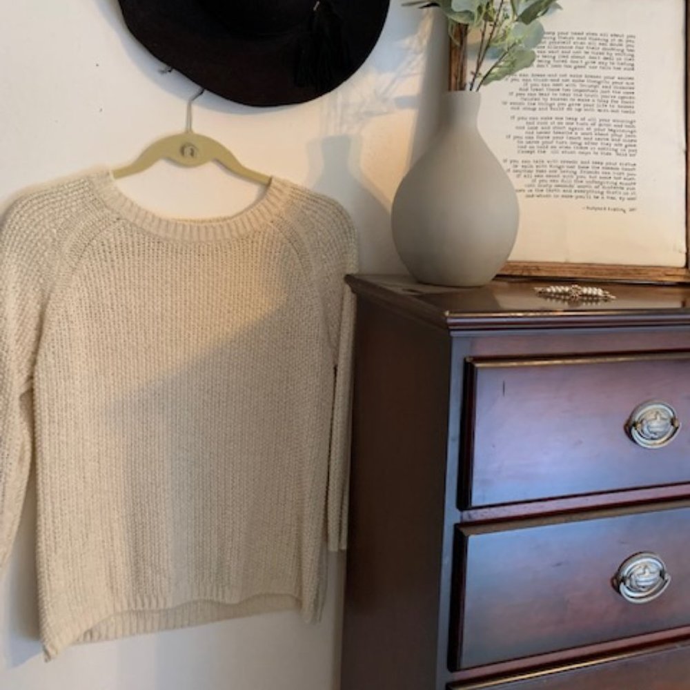 White Knit Sweater